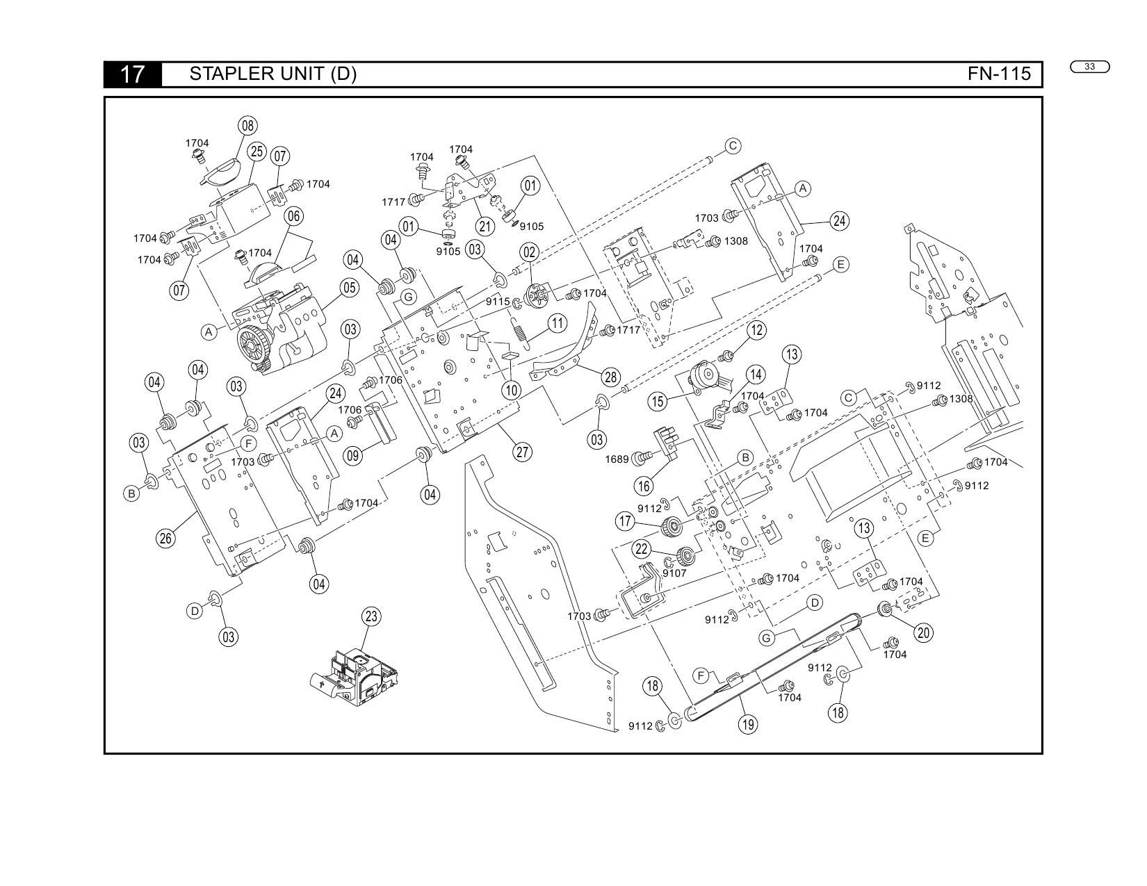 Konica-Minolta Options FN-115 Parts Manual-2